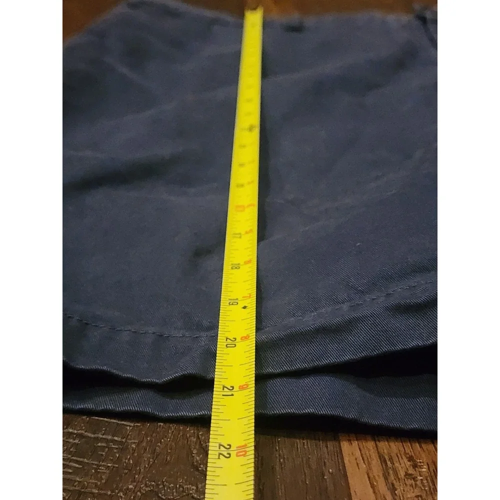 Banana‎ Republic Men's Chino Shorts, Navy Blue, Size 38x9.5, Flat Front, Cotton